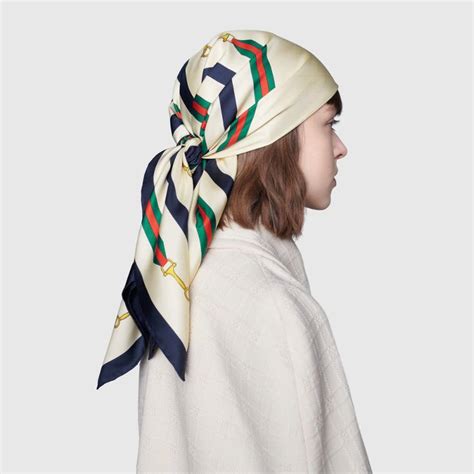 fake silk gucci scarf|women's gucci head scarves.